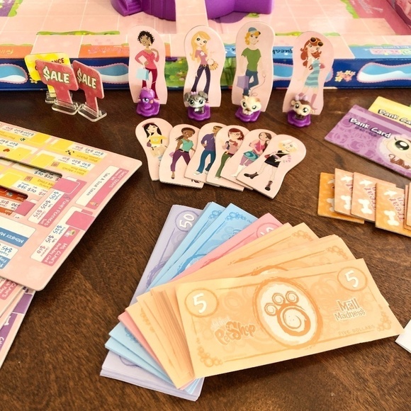 Littlest Pet Shop, Mall Madness, 2008, Board Game, COMPLETE, Good Condition - Picture 6 of 16